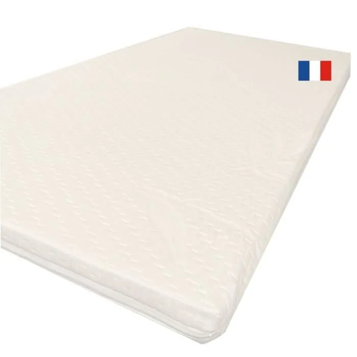 Matelas de Voyage Pratique en Bambou 60x120 | Certifié Oeko-Tex | Fabrication Française-1