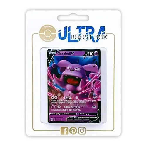 Jeu de cartes - MY-BOOSTER - GRANBULL V 57-172 - ULTRABOOST X EPEE ET BOUCLIER 9 - STARS ETINCELANT-0