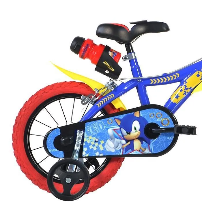 Vélo Enfant 16" - SONIC - Bleu - Freins avant et arrière - Réglable - Prémonté à 75%-1