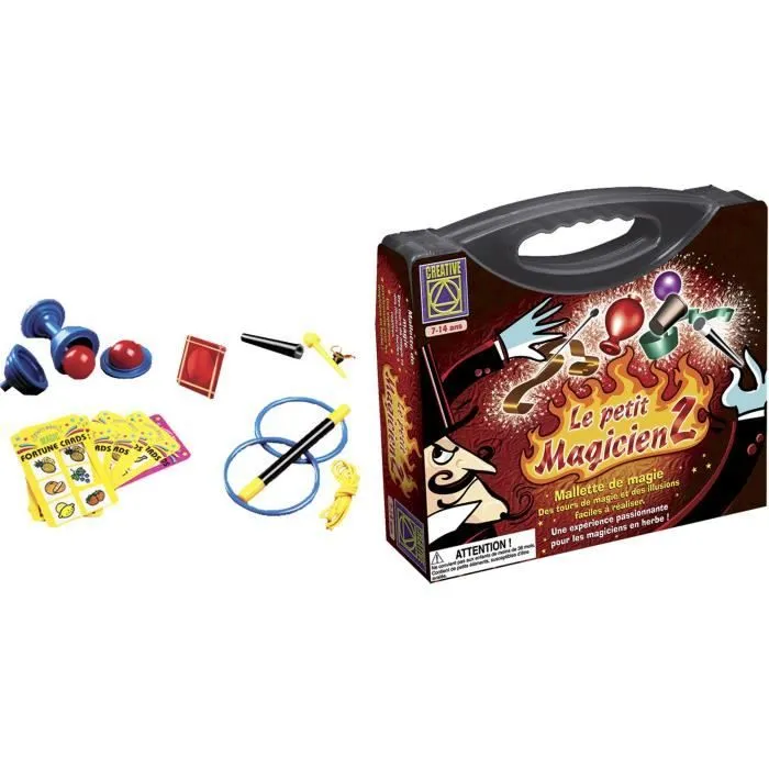 Jeux de magie - BSM - Le petit magicien n°2 - 5 tours - Mixte - A partir de 7 ans-0