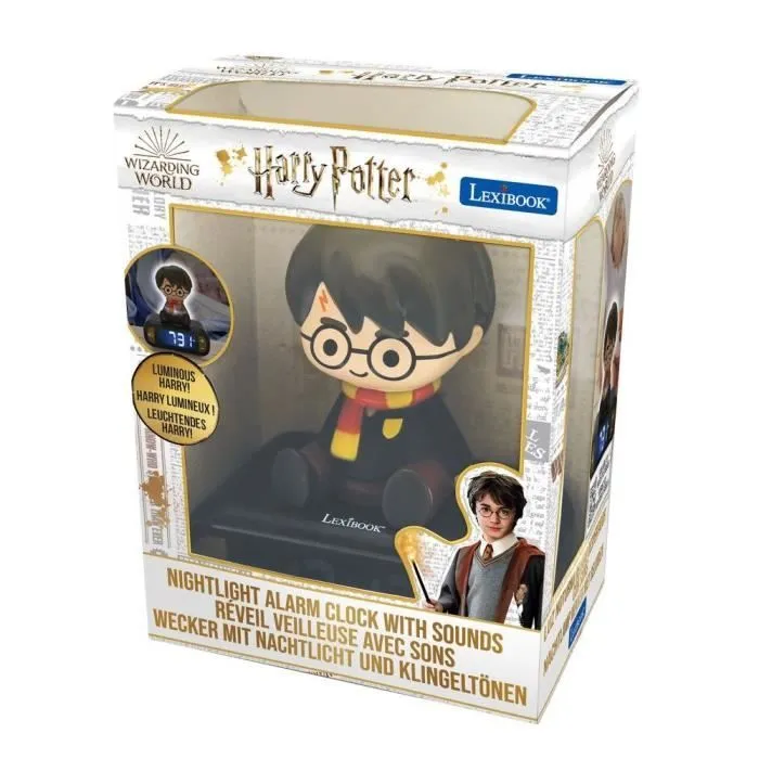 Réveil veilleuse digital LEXIBOOK - Harry Potter - 3D lumineux et sonore - Noir - Enfant-4