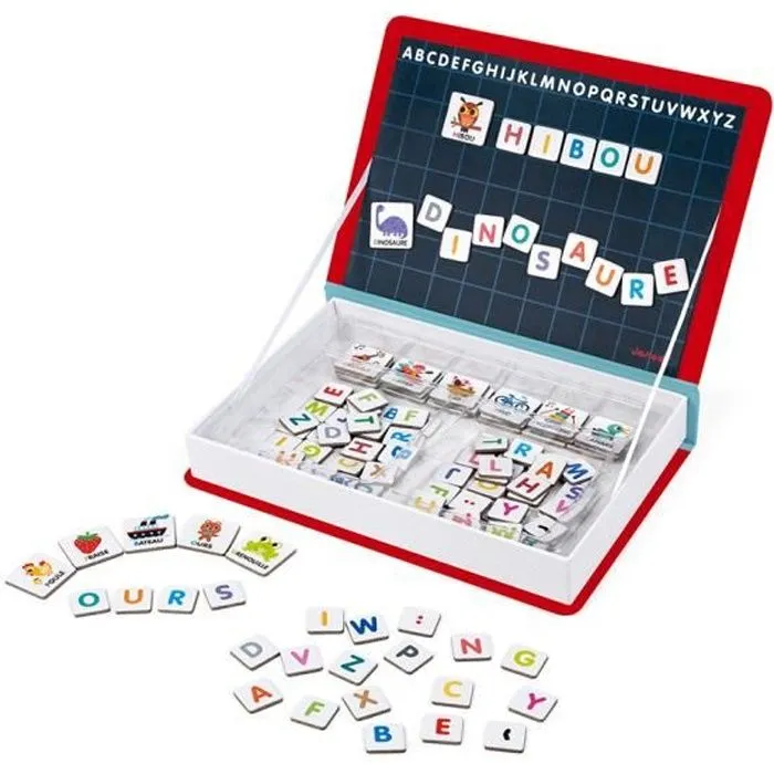 JANOD - Magnéti'book alphabet français, 142 magnets - Dès 3 Ans-0