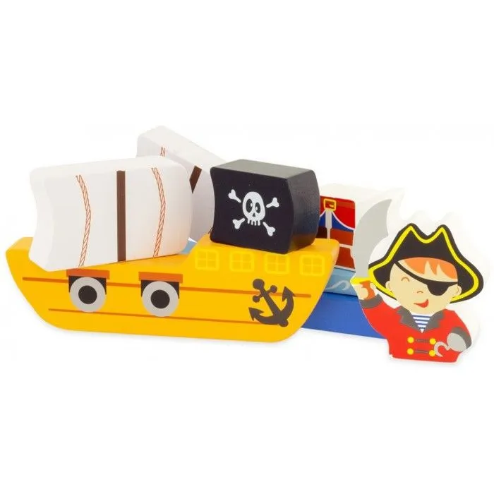 Puzzle Magnet Pirate - Ulysse Couleurs d'Enfance - Scène de vie - Enfant - 8 pièces aimantées-2