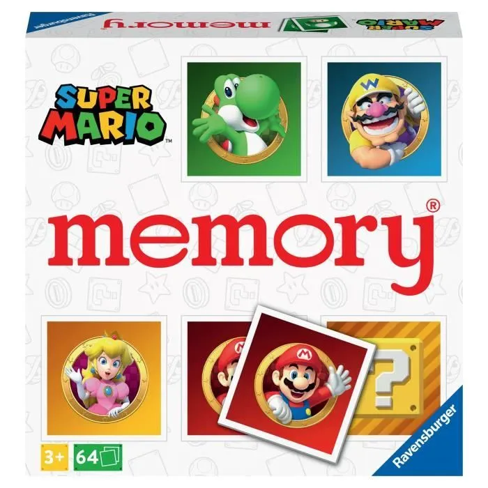 Memory Super Mario Ravensburger - Jeu Educatif pour Enfant à partir de 3 ans-0