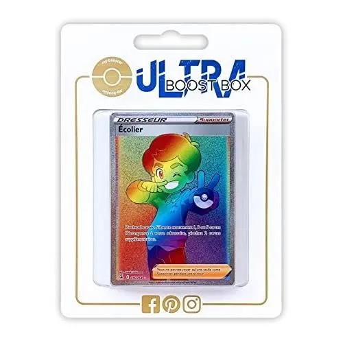 Cartes Pokémon - MY-BOOSTER - ECOLIER 276-264 DRESSEUR ARC EN CIEL SECRETE - MYBOOST X EPEE ET BOUCL-0
