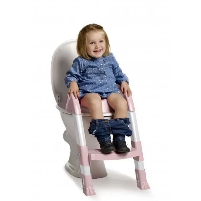 THERMOBABY Reducteur de wc kiddyloo® - Rose poudré-4