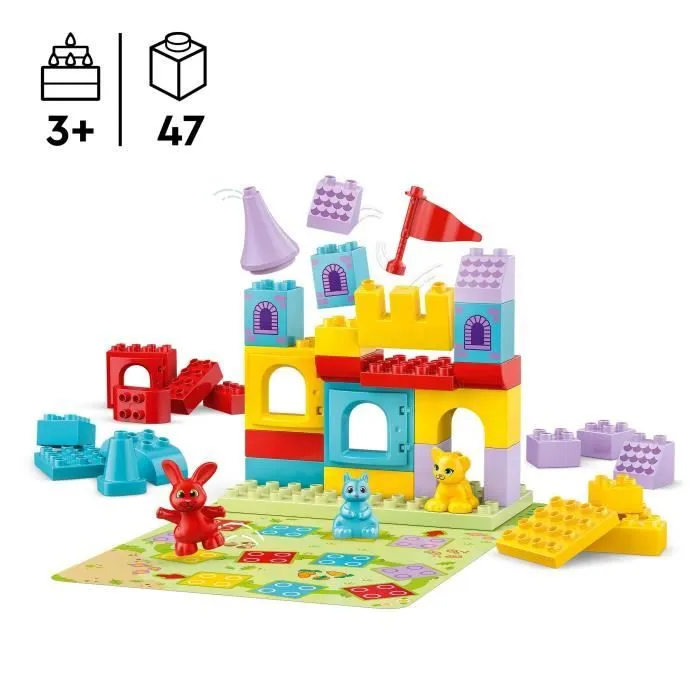 LEGO DUPLO 10450 Le Jeu Du Château d’Hopsy - Jouet De Construction Dès 3 Ans Avec Animaux-1