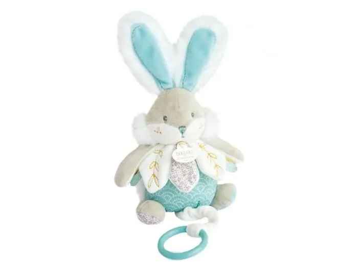 DOUDOU ET COMPAGNIE - Lapin de sucre - Boîte à musique - Vert - A partir de 4 ans - Mixte-3