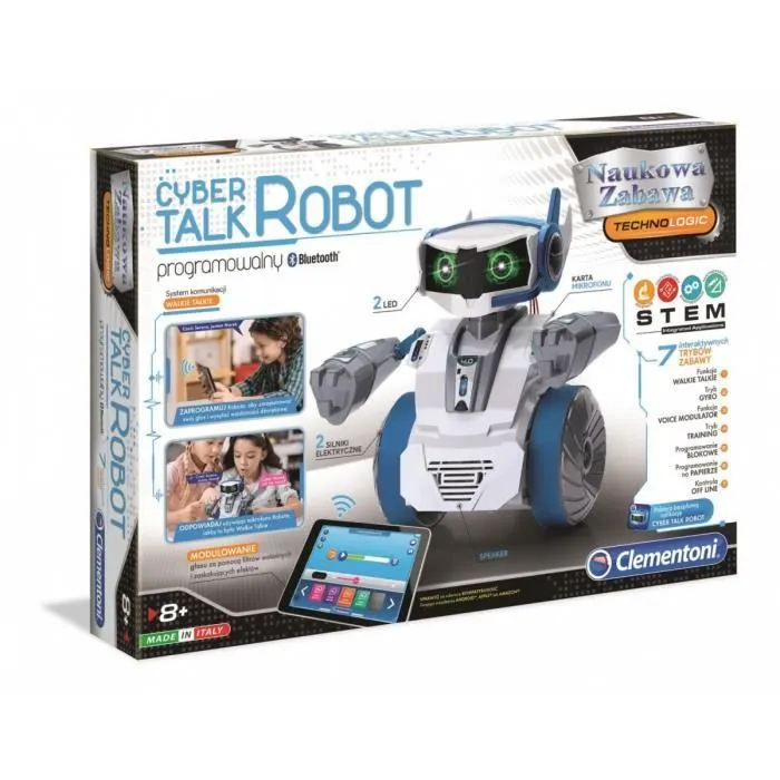 Robot Cyber Parlant - CLEMENTONI 50122 - Jouet éducatif pour enfants-0