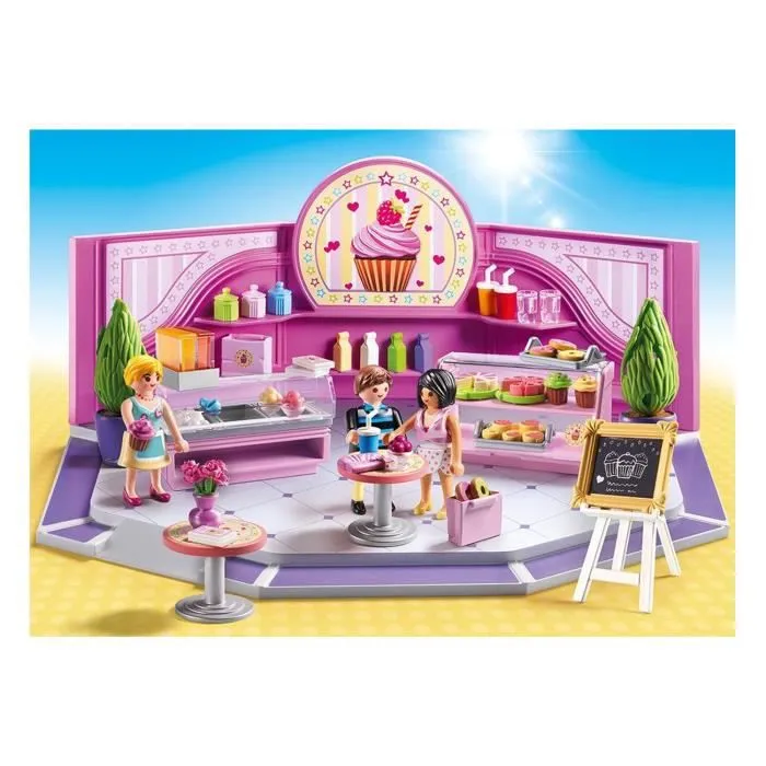 PLAYMOBIL 9080 - City Life - Le Café Cupcake-2