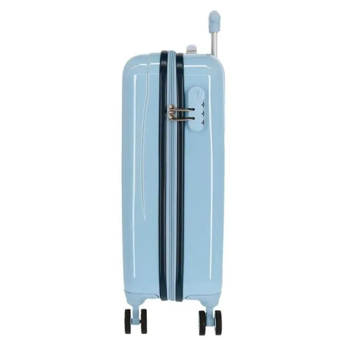 Valise cabine - LES ARISTOCHATS - Before the bloom - Bleu ciel - Coque rigide - 4 roulettes 360°-3