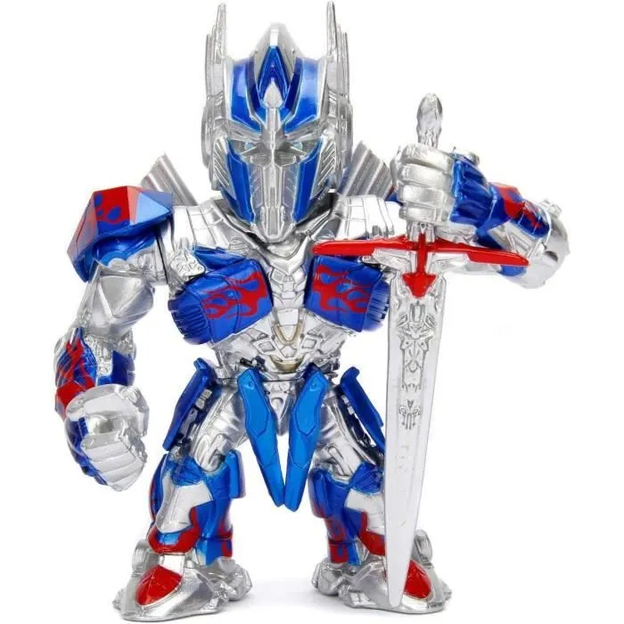 Transformers Optimus Prime, figurine de collection en métal de 10 cm-1