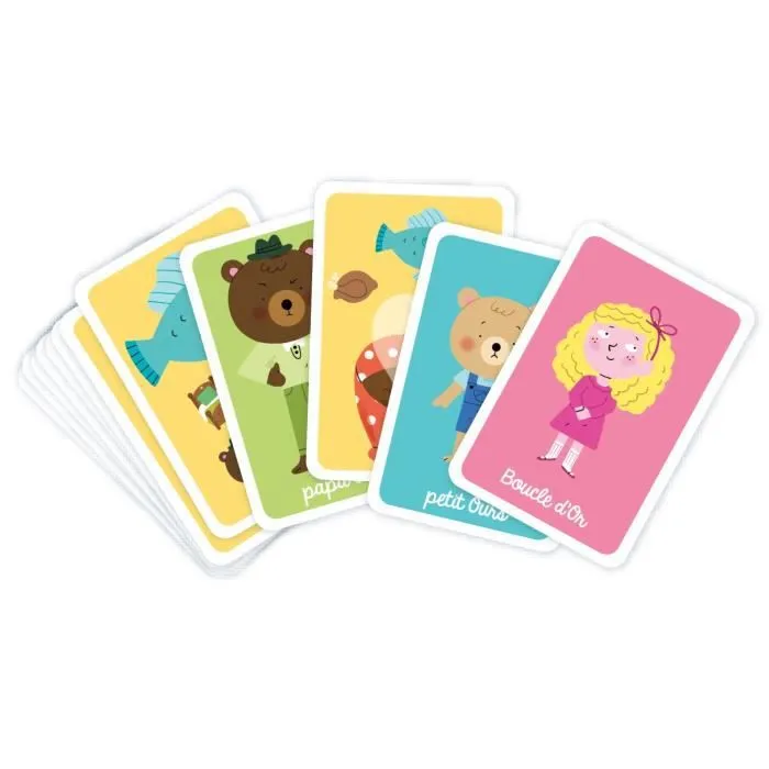 Jeu de Cartes NATHAN - Boucle d'Or - Trouvez la même image en petit, moyen et grand !-2