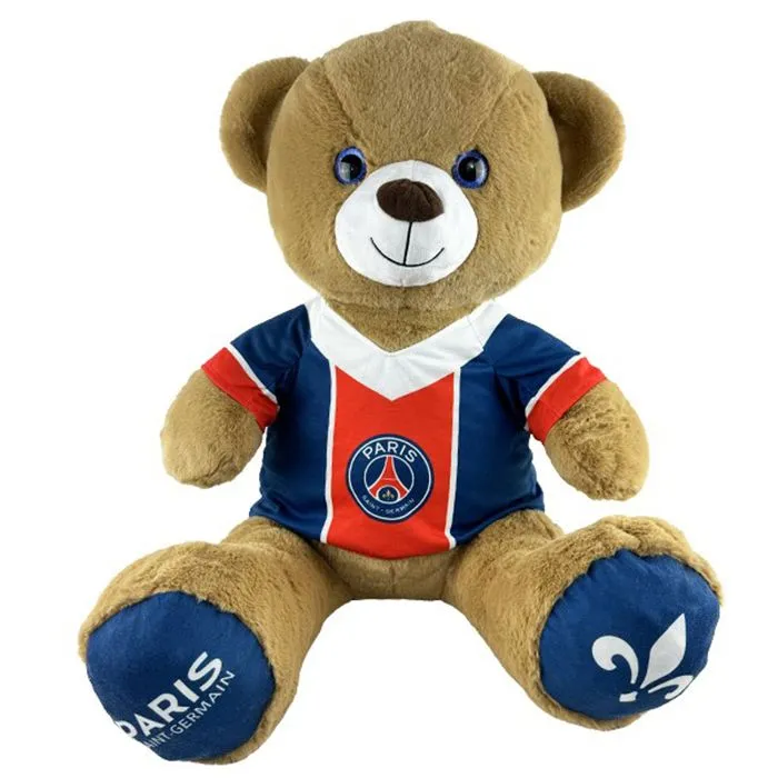 Paris Saint-Germain Ours géant Peluche en Maillot PSG - 1 mètre - Collection Officielle…-0