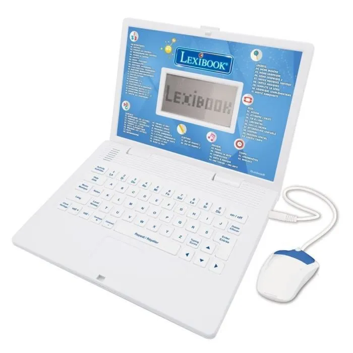 Ordinateur Educatif Bilingue (FR/EN) Enfant - LEXIBOOK - 124 activités-3