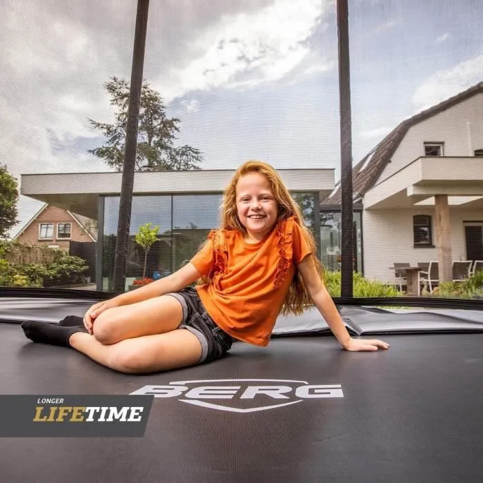 Trampoline - BERG - Ultim Favorit - 280 cm - Noir - Avec filet de sécurité Comfort-3