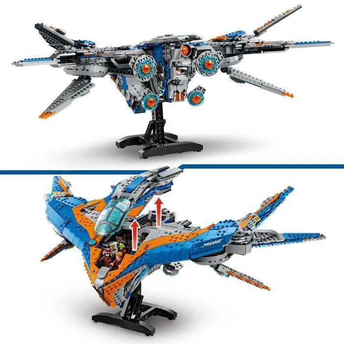 LEGO® Marvel 76286 Les Gardiens de la Galaxie : le vaisseau Milan, Véhicule spatial-2