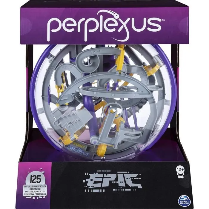 Perplexus Epic Labyrinthe 3D - SPIN MASTER - Violet - Pour enfant de 10 ans et plus - 125 obstacles-0
