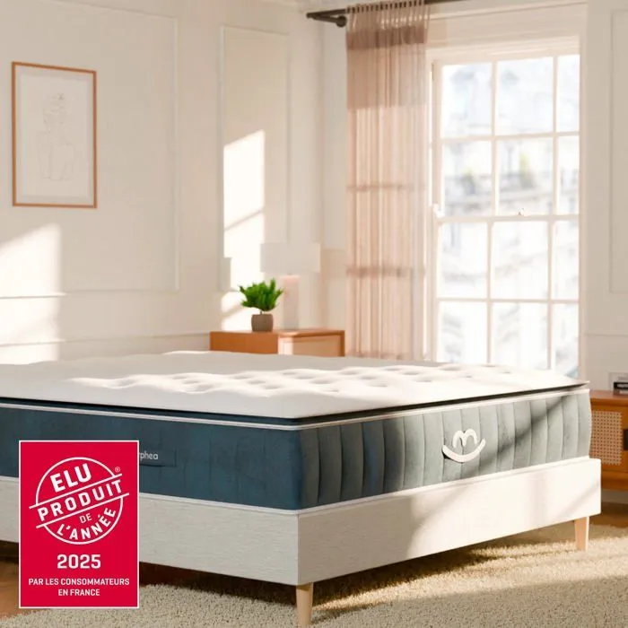 Matelas luxe hybride mémoire de forme 140x200 épais 30cm-2