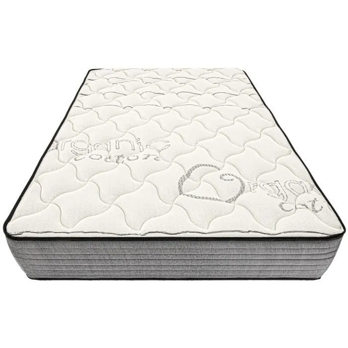 Matelas 140x200 cm,BestSleep,26cm,mousse mémoire de forme,indépendance du couchage,face été/hiver-1