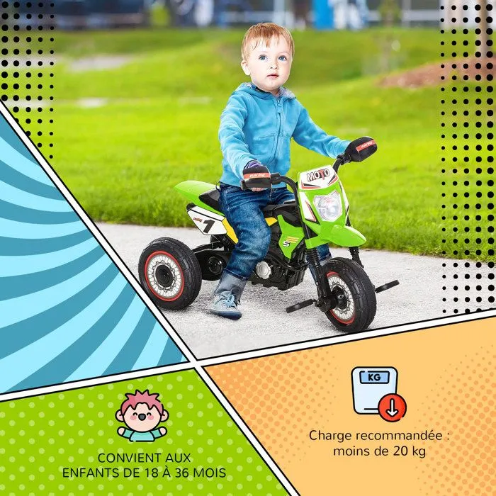 HOMCOM - tricycle - Plastique - 71x40x51cm - Vert-5