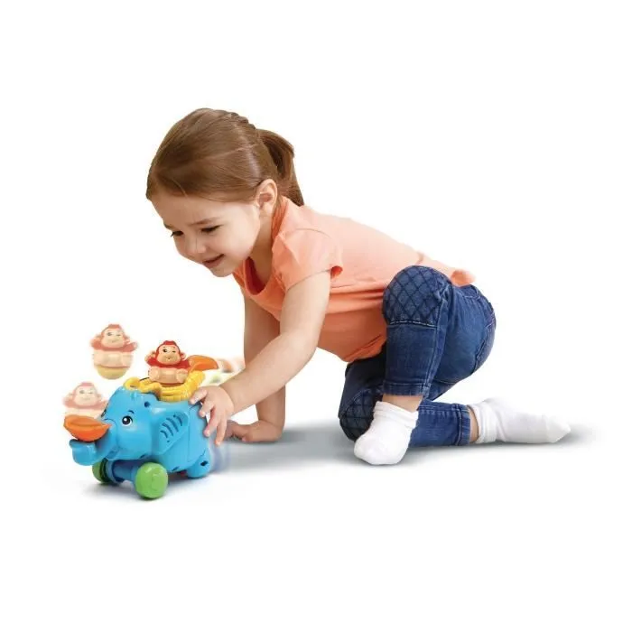 VTECH - 509805 - Zoomizooz - Eléphanteau Magique (+ 1 animal) - Mini-univers de jeu - Mixte - 12 mois+-2