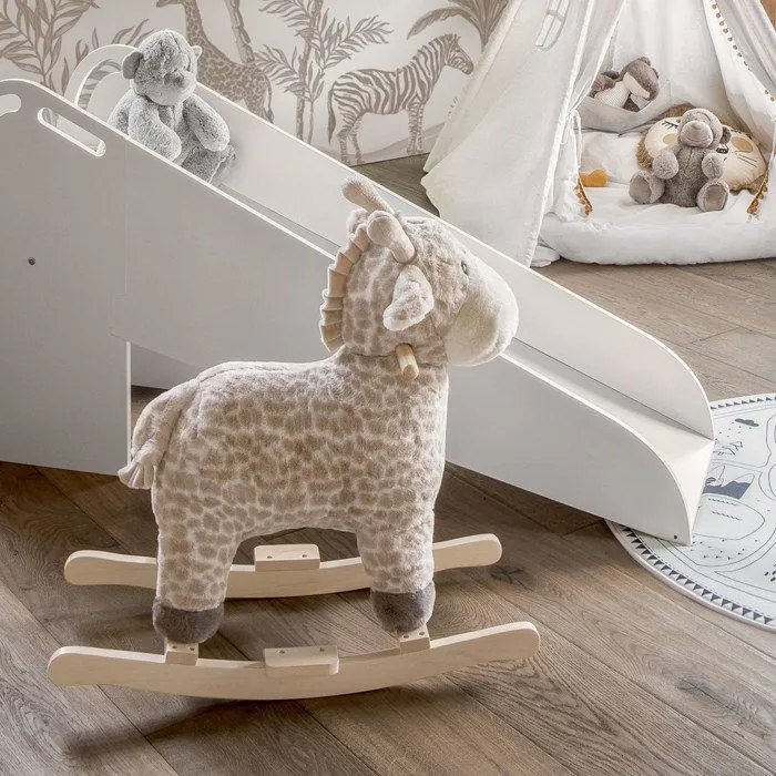 Cheval à bascule "Girafe" - H55 cm - Multicolore - Atmosphera createur d'interieur-2