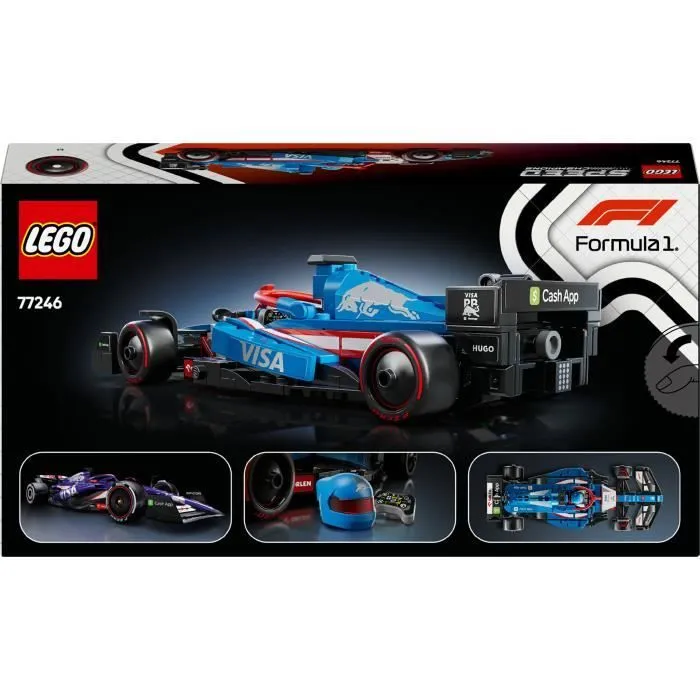 LEGO Speed Champions 77246 Voiture F1 Visa Cash App RB VCARB 01 - Idée cadeau pour adulte-3