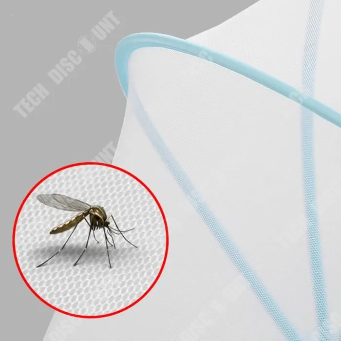 TD® Moustiquaire berceau imprimé lion moustiquaire enfant anti-éblouissement anti-moustique ombre seconde ouverture et fermeture-3