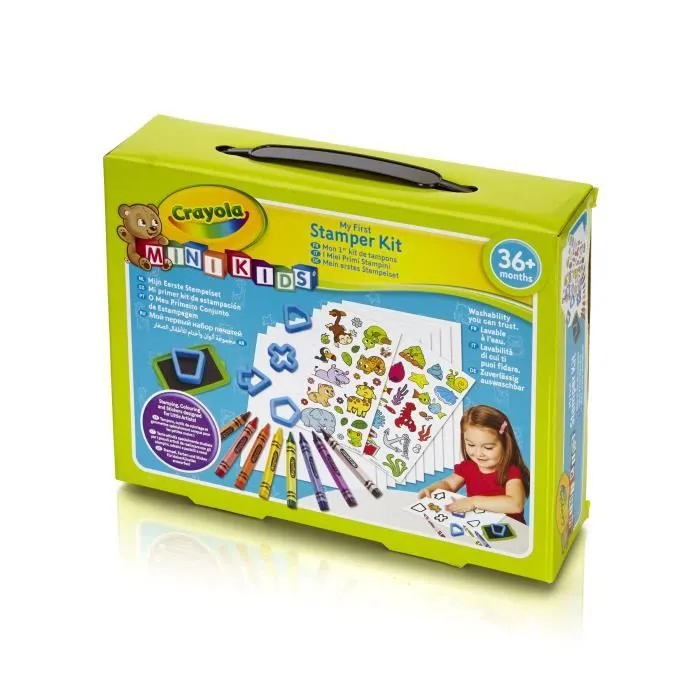 Crayola - Mini Kids - Mon 1er Kit de tampons - Coloriage pour enfant et tout petit-1