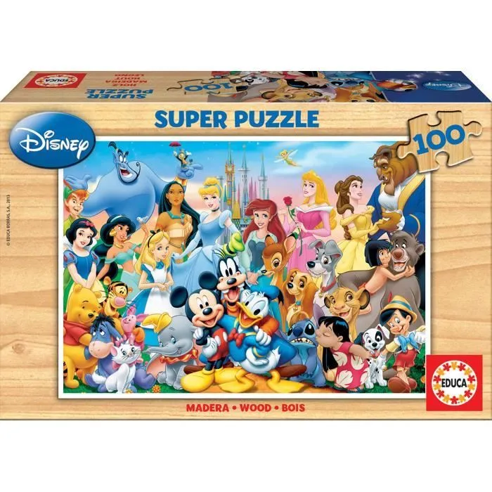 EDUCAT - Puzzle 100 pièces - DISNEY-0