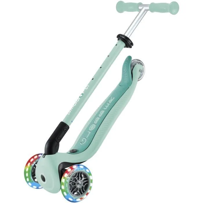 Globber - Trottinette évolutive GO-UP ACTIVE PLUS LIGHTS avec siège - Vert menthe-3