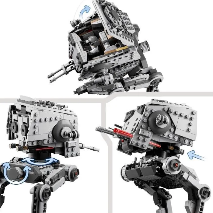 LEGO® Star Wars 75322 AT-ST de Hoth, Jouet avec Figurines de Personnages, Mandalorien Set, Star Wars Marcheur, Jouet Enfants 9 Ans-3