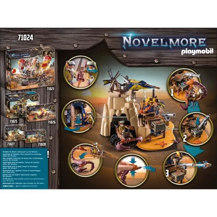PLAYMOBIL - 71024 - Novelmore - Sal'ahari Sands - Base scorpion géant-8