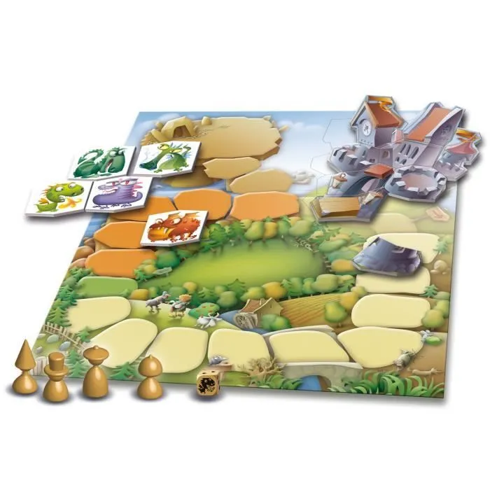 Jeu coopératif - PIATNIK - L'Ile aux Dragons - 2 à 4 joueurs - À partir de 5 ans - 20 min-1