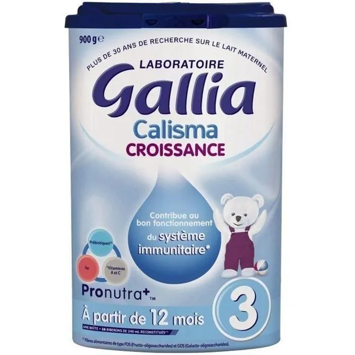 Gallia Calisma Croissance Lait 3ème Âge 900g-0