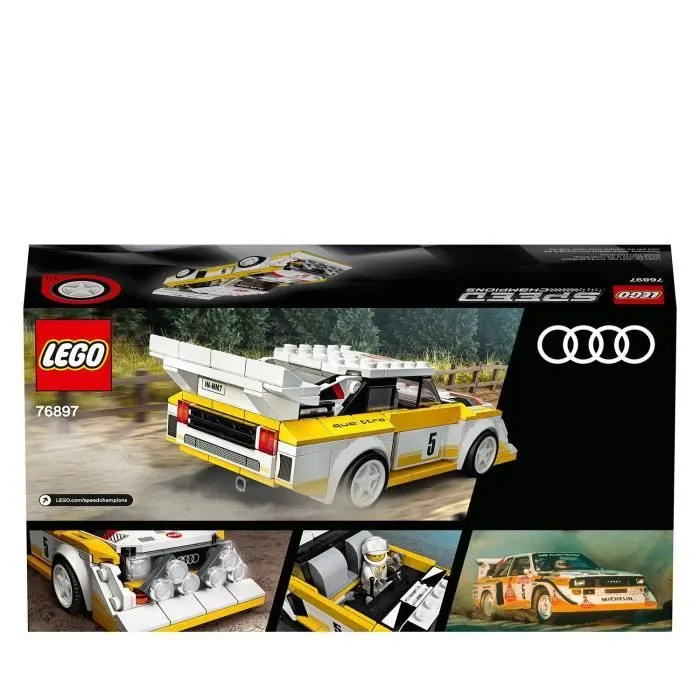 LEGO® Speed Champions 76897 Audi Sport quattro S1, Maquette Voiture de Course, Jouet Fille Garçon 7 ans et plus-1