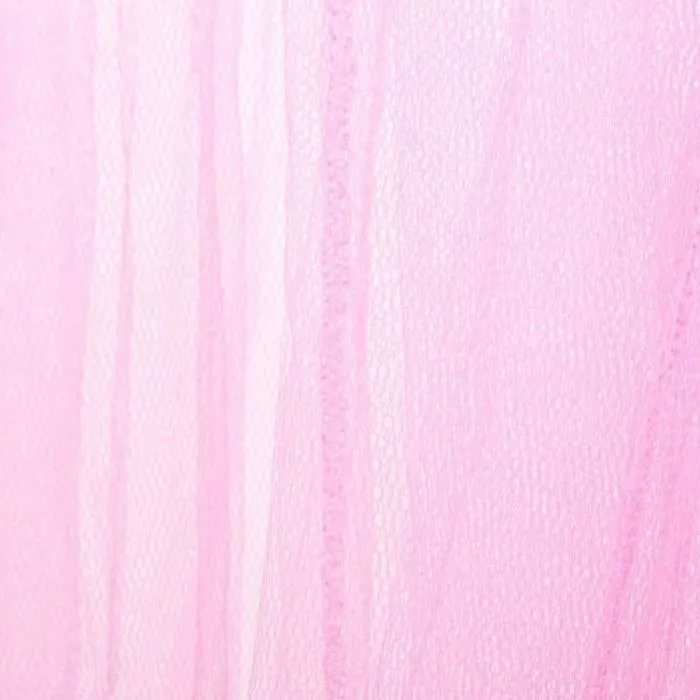 Ciel de Lit - Demoiselle - 250 cm - Rose - Voilage - Étoiles dorées-3