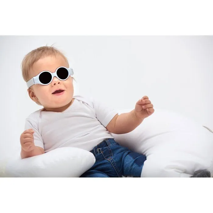 Beaba Lunettes de soleil avec bande ajustable pour bébé Bleu-4