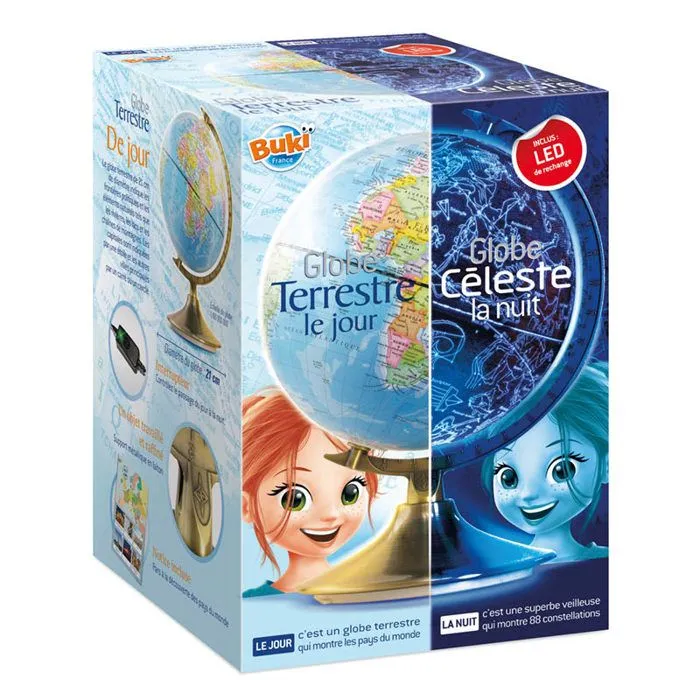 Globe jour et nuit - Jeu éducatif - Jeu découverte - Buki-1