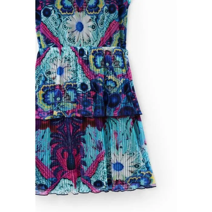 Robe fille Desigual Caleido - bleu-2