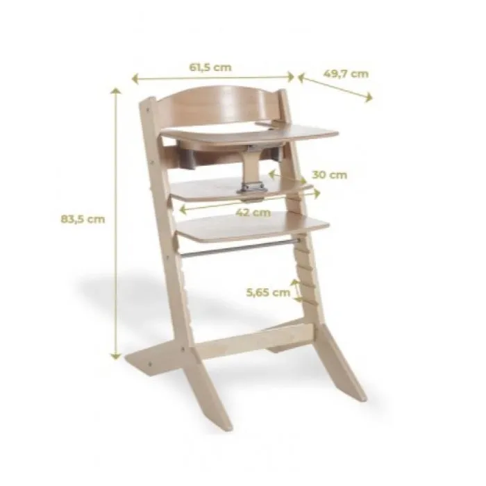Chaise haute bébé réglable - GEUTHER - Syt blanche - A partir de 6 mois - Jusqu'à 3 ans - Poids jusqu'à 15 kg-5