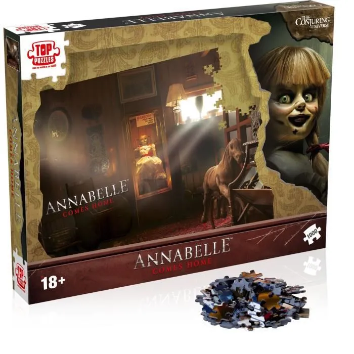 Puzzle Horreur Annabelle 1000 pièces - Winning Moves - Cinéma et publicité - Licence Disney-1