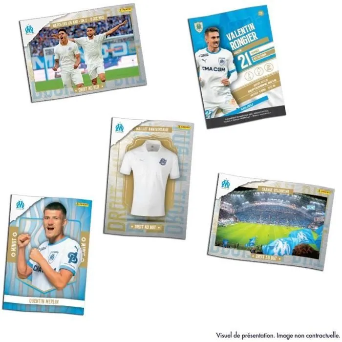 Coffret collector - PANINI - 125 ans OM - 50 cartes-2
