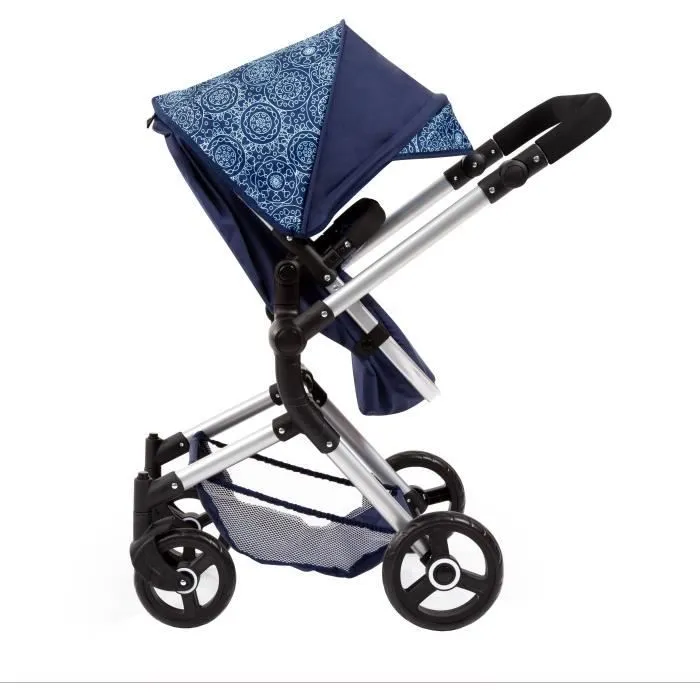 BAYER Poussette Landau Combi Pour Poupée Bleu Marine-8