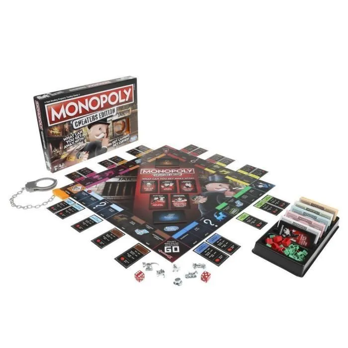Monopoly - HASBRO - Cheaters Edition - Simulation économique - Enfants et adultes - 8 année(s) - 63 pièce(s)-1