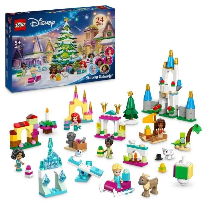 LEGO® Disney Princess 43253 Calendrier de l'Avent 2024 - Cadeau Noël pour les Enfants-0
