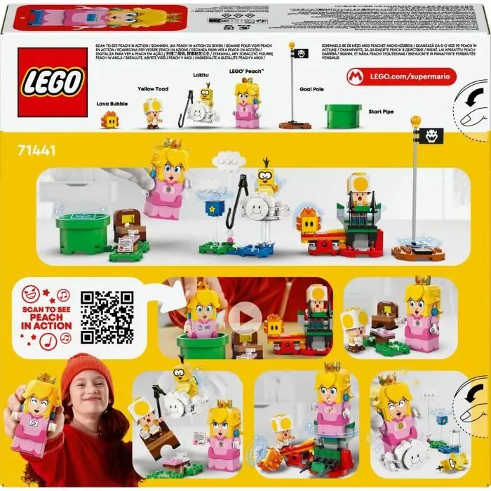 LEGO® Super Mario 71441 Les Aventures de LEGO® Peach interactive - Jouet de princesse-1