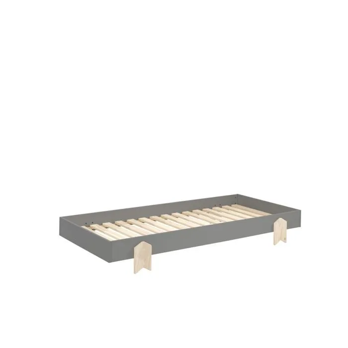 2 Lits Modulo Smiley Gris-3