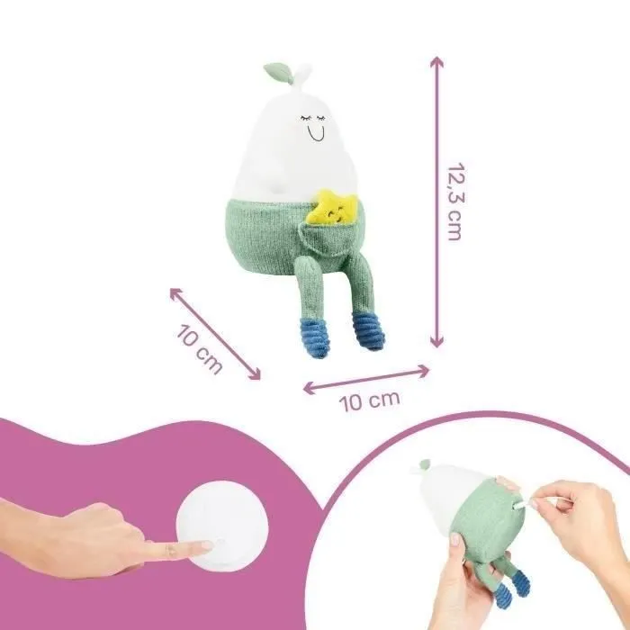Veilleuse silicone BADABULLE - Modèle : BERTILLE - Nomade - Lumière douce-3